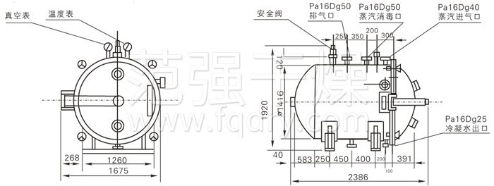 圓形靜態(tài)真空干燥機結(jié)構(gòu)示意圖 圓形靜態(tài)真空干燥機結(jié)構(gòu)示意圖